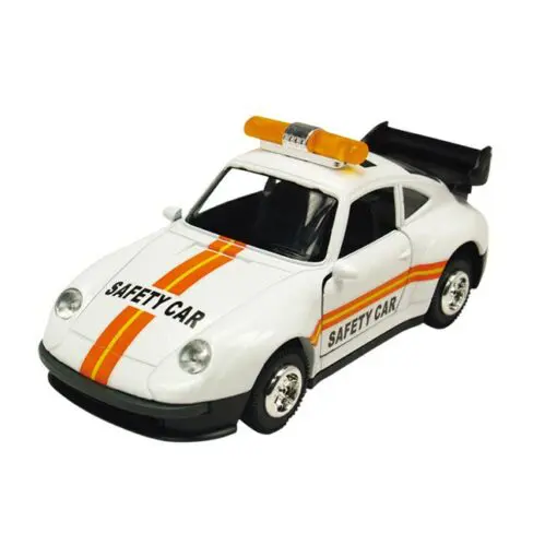 Leksaksbil i Metall Porsche i Polisbilsdesign 14 cm (5)