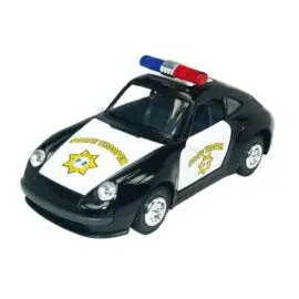 Leksaksbil i Metall Porsche i Polisbilsdesign 14 cm (5)
