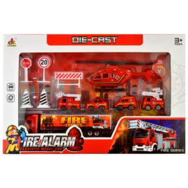 Leksaksfordon Utryckningsfordon Brandkår Die Cast 11 delar