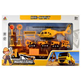 Leksaksfordon Byggarbetsplats Die Cast 12 delar