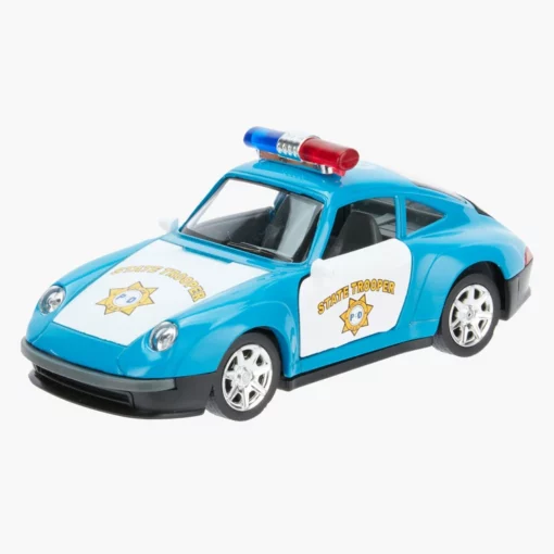 Leksaksbil i Metall Porsche i Polisbilsdesign 14 cm (5)