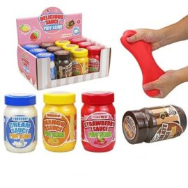 Whipped Fluffy Slime med Doft av Frukt eller Godis
