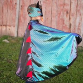 Great Pretenders Reversibel Cape & Mask Drakriddare (7)
