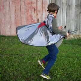 Great Pretenders Reversibel Cape & Mask Drakriddare (7)