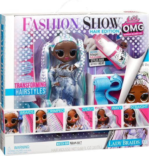 L.O.L. Surprise OMG Fashion Docka Lady Braid - Hair Edition