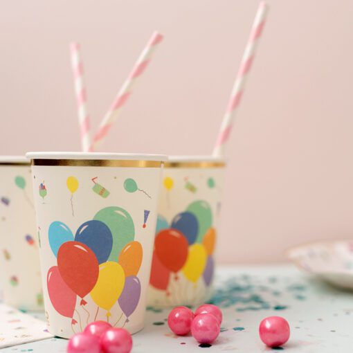 Pappersmuggar 8-pack Happy Birthday (3)