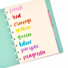 24-pack Tuschpennor med Penselspets - Brilliant Brush Markers