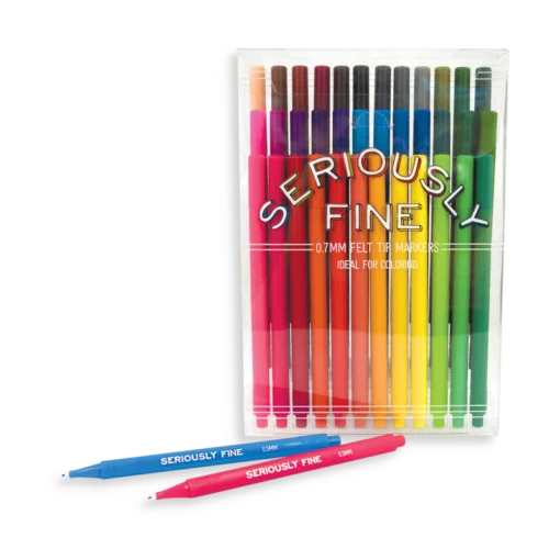 36-pack Tuschpennor Fineliners 0.7mm - Seriously Fine Felt Tip Markers