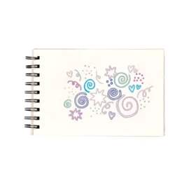 6-pack Pennor i Silvermetallic med Kontur-effekt i Tusch - Silver Linings Outline Markers