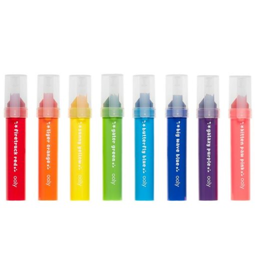 8-pack Tuschpennor med Barnvänligt Grep - Mighty Mega Markers