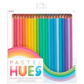 Färgpennor 24-pack Mjukt Tonade Pastellfärger