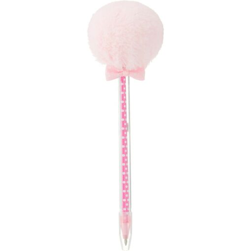 Luktpenna med Fruktdoft Bläckpenna PomPom med Rosett (3)