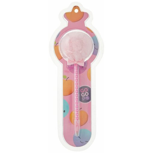 Luktpenna med Fruktdoft Bläckpenna PomPom med Rosett (3)