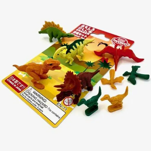 IWAKO 7-pack Japanskt Pusselsudd Dinosaurier (3)