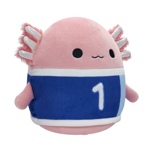 Squishmallows Official Kellytoy Archie the Axolotl w Jersey 19 cm