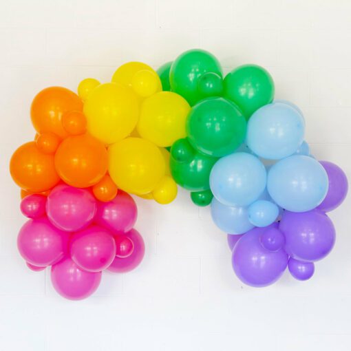 Ballongbåge Kit Regnbåge 60-pack Ballonger 3M