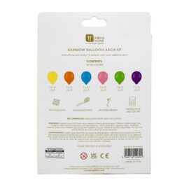 Ballongbåge Kit Regnbåge 60-pack Ballonger 3M