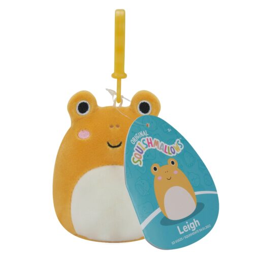 Squishmallows Official Kellytoy Clip-on Leigh the Toad 9 cm (5)