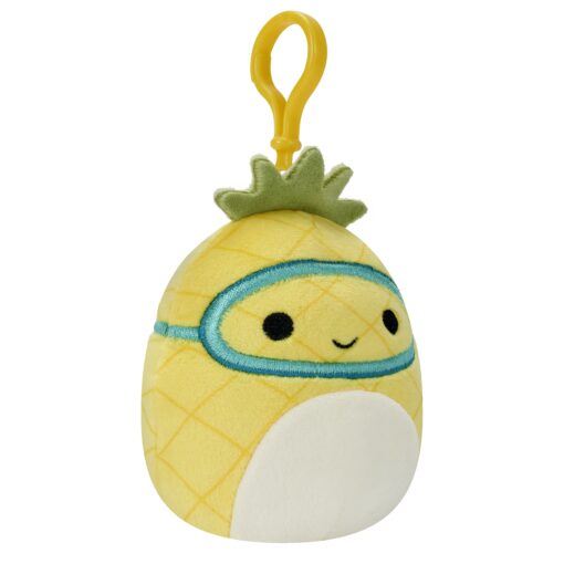 Squishmallows Official Kellytoy Clip-on Maui the Pineapple 9 cm (3)
