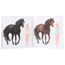 Miss Melody Spiralbunden Designbok Dress Me Up Styla med Stickers