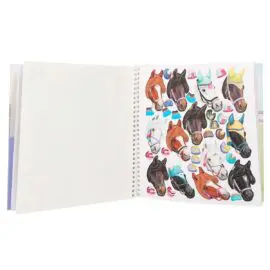 Miss Melody Spiralbunden Designbok Dress Me Up Styla med Stickers