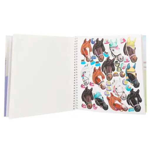 Miss Melody Spiralbunden Designbok Dress Me Up Styla med Stickers