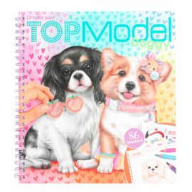 TOPModel Målarbok Doggy Styla med Stickers