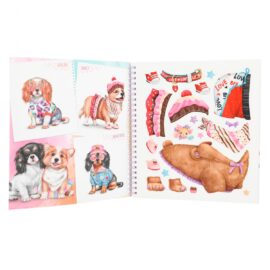 TOPModel Målarbok Doggy Styla med Stickers