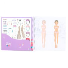 TOPModel Spiralbunden Designbok Tiny Dancer Styla med Stickers