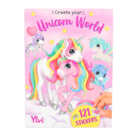 Ylvi & the Minimoomis Pysselbok med Klistermärken Unicorn