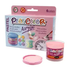 PlayColor 6-pack Målarfärg Acrylic Pastell 6x40 ml