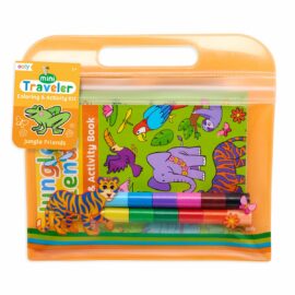 Aktivitets Kit Jungle Friends inkl. Kritor - Färglägg och Dekorera med Stickers (2)