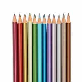 OOLY 12-pack Färgpennor Metallic Färg - Ergonomisk Passform (6)
