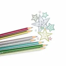 OOLY 12-pack Färgpennor Metallic Färg - Ergonomisk Passform (6)