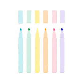 OOLY 6-pack Överstrykningspennor, Highlighters Pastellfärger