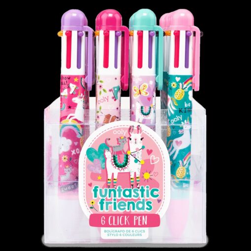 OOLY Multipenna Flerfärgsbläck 6-in-1 Funtastic Friends