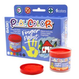 PlayColor 6-pack Fingerfärg Basic 6x40 ml