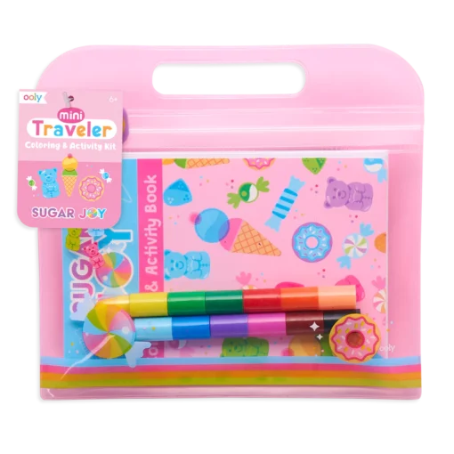 Aktivitets Kit Sugar Joy inkl. Kritor - Färglägg och Dekorera med Stickers