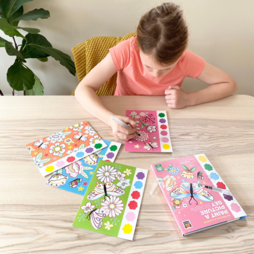 Paint A Picture Set – Fjärilar och blommor - Bild 5