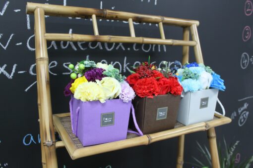 Tvålblommor Bukett - Red Rose & Carnation - Bild 5