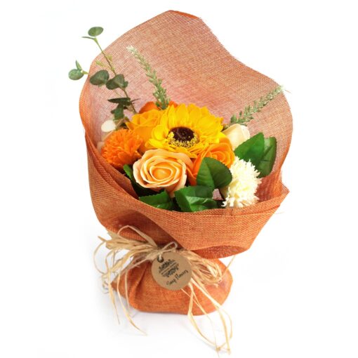 Tvålblommor Orange Bukett Stående - Bild 2
