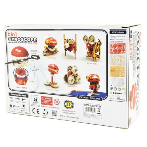 Gyroscope Science kit 6in1- 134 delar - Bild 4