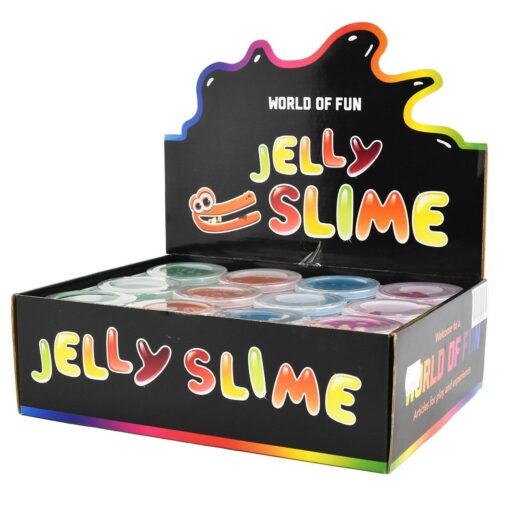 Jelly Slime big Transparent 4ass 7cm - Bild 2