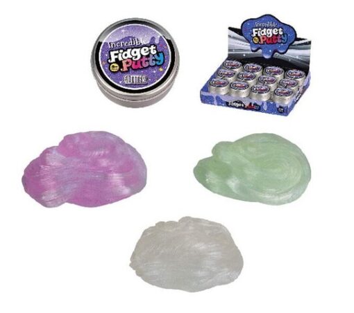 Small Fidget Putty Glitter Crystal 50gm