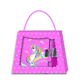 DIARY SET W LIPSTICK PEN ROSA