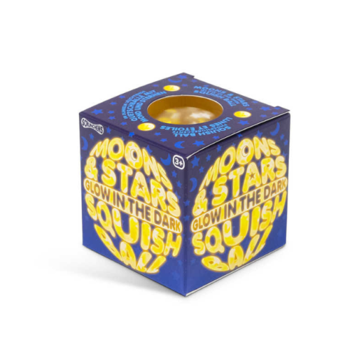 Scrunchems Moons and Stars Glow in the Dark Squish Ball