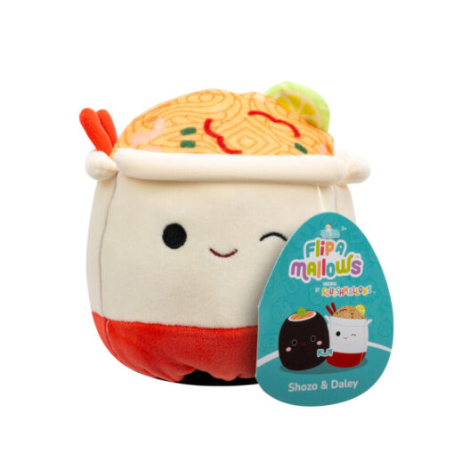 Squishmallows Flip A Mallows Shozo Nori Sushi/ Daley Takeout Noodles  13 cm - Bild 3
