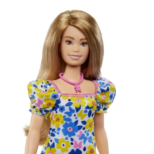 Barbie Fashionista Doll Yellow Blue Floral - Bild 2