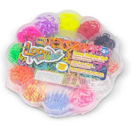 Loom Bands Kit 350 st. Inkl. Verktyg, Clips & Charms - Bild 4