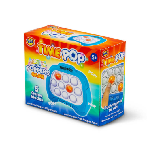 Time Pop Light Up Push Popper Game Blue/Orange/Rosa - Bild 4